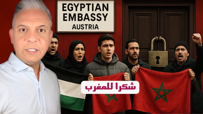 المغاربة يحاصرون السفارة المصرية…وغضب بعد اعتقال مغربي بسفينة حنظلة وتبون يمنع تظاهرات الجزائريين.
