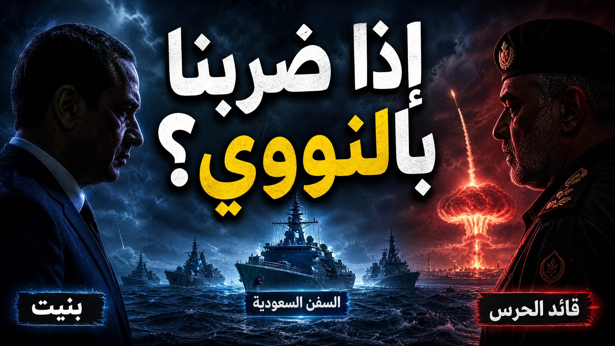 بينيت: احنا عايزين السيسي!!الحوثيون:هذه السفن السعودية التي اسقطناها؟!قائد الحرس:اذا ضربنا بالنووي؟